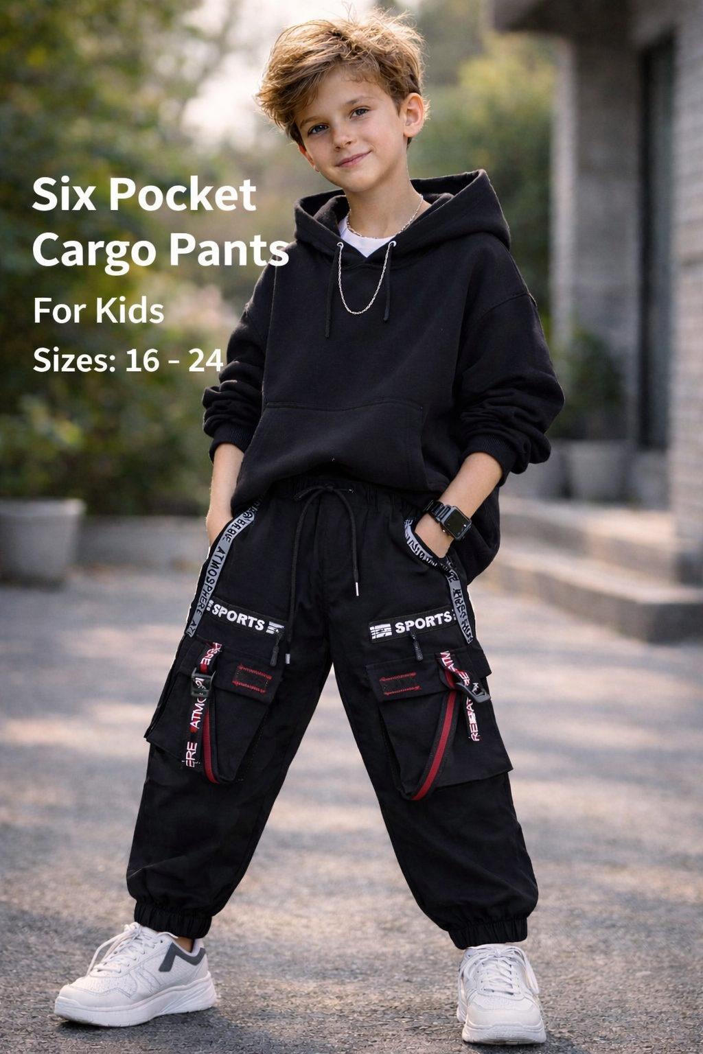 Cargo Six Pockets for Kids