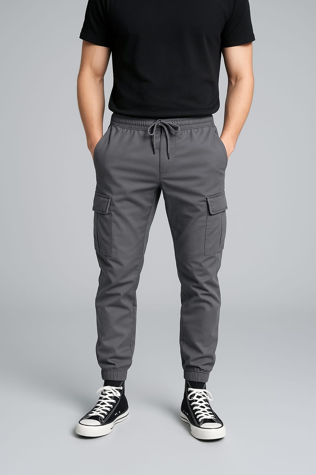 Cargo Trouser (Silver )