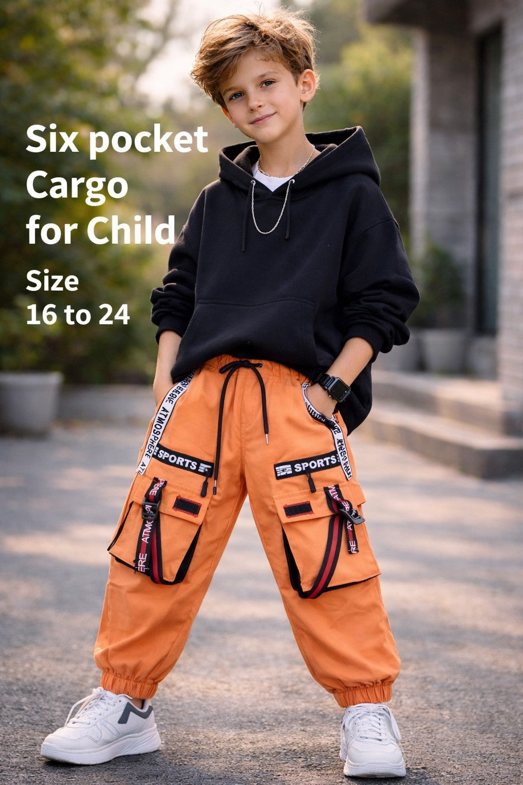 Cargo Six Pockets for Kids